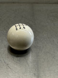 Aftermarket White Shift Knob 6 speed Gear Pattern MT82 #PX