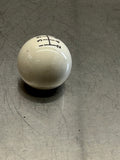 Aftermarket White Shift Knob 6 speed Gear Pattern MT82 #PX