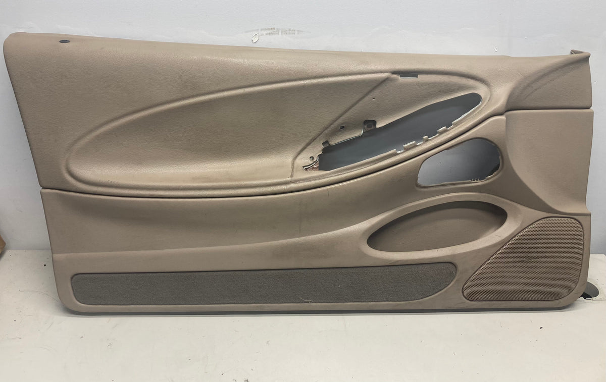 99 04 Ford Mustang Gt Tan Driver Side Lh Door Panel Oem Xr3x 6323903 A Freedompartsoutlet Com