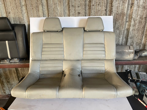 10-14 Mustang Convertible Rear Seats Tan Leather #5