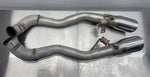 10-14 Ford Mustang GT Muffler Deleted W/ MBRP Tips #56